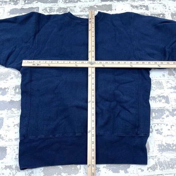 Vintage WVU Mountaineers Sweatshirt Men Large Champion Reverse Weave 80s 90s USA - Picture 7 of 11